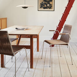 Noel Armrest Chair, steel/dark grey, Thorup Copenhagen
