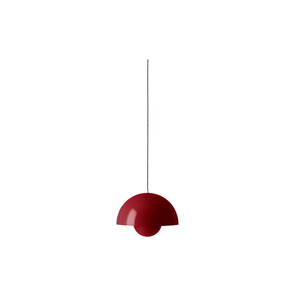 Flowerpot VP2 Pendant, vermilion red Flowerpot VP2 Pendant, vermilion red, &Tradition