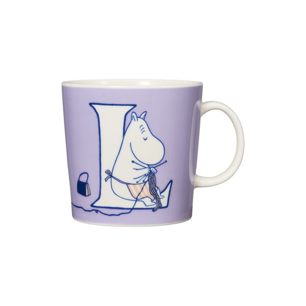 Mumi krus 40 cl Alfabet L Mumi krus 40 cl Alfabet L, Moomin Arabia