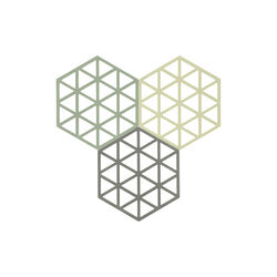 Triangles bordskåner, rosemary/matcha/olive taupe, Zone Denmark