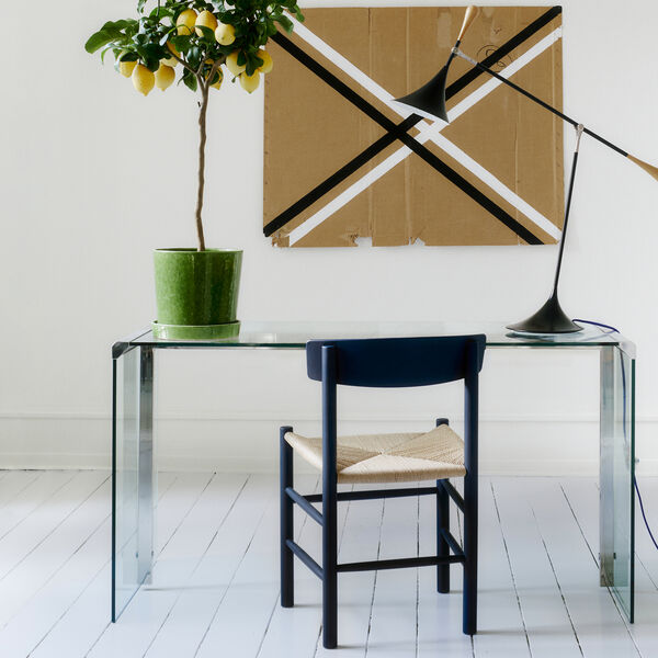 J39 Mogensen stol, indigo blue/natur, Fredericia Furniture