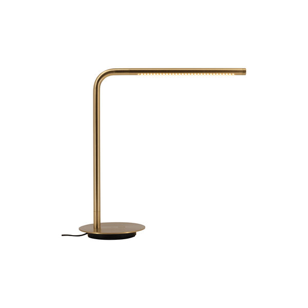 Omni Table Lamp, plated brass, UMAGE