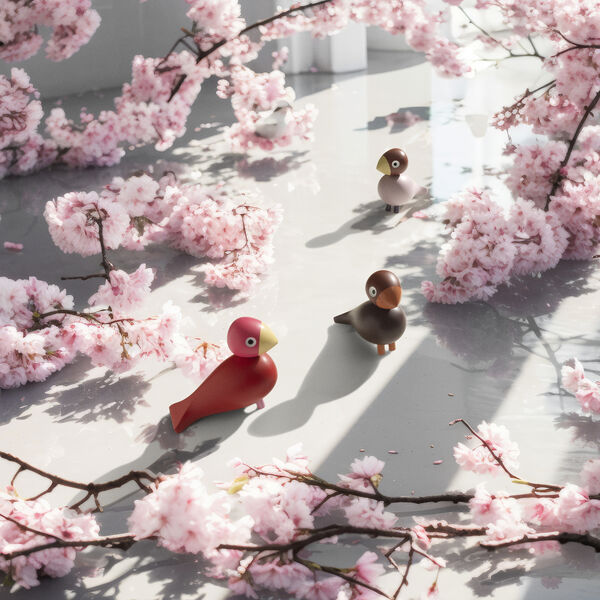 Flora Year Bird 2024, pink Flora Year Bird 2024, pink, Kay Bojesen Denmark