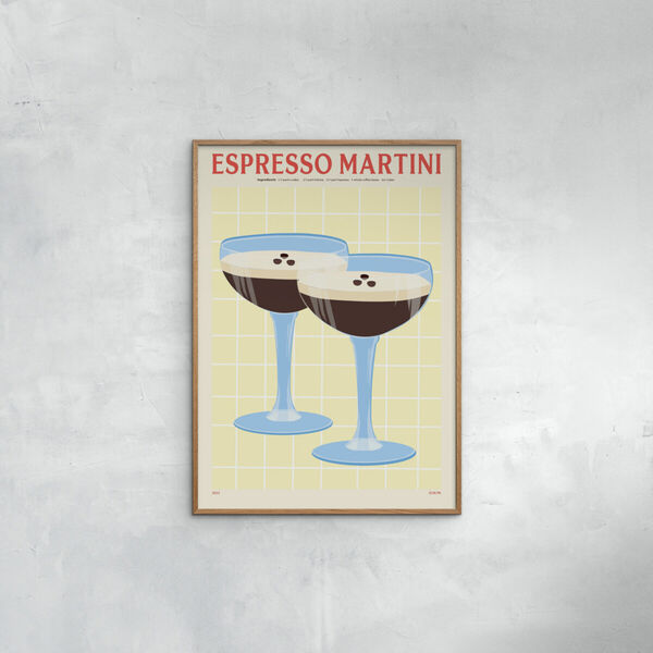 PSTR Studio x Elin PK - Espresso Martini, Poster & Frame