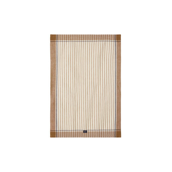 Striped Kitchen Towel | Fudge/White | Viskestykke, Lexington
