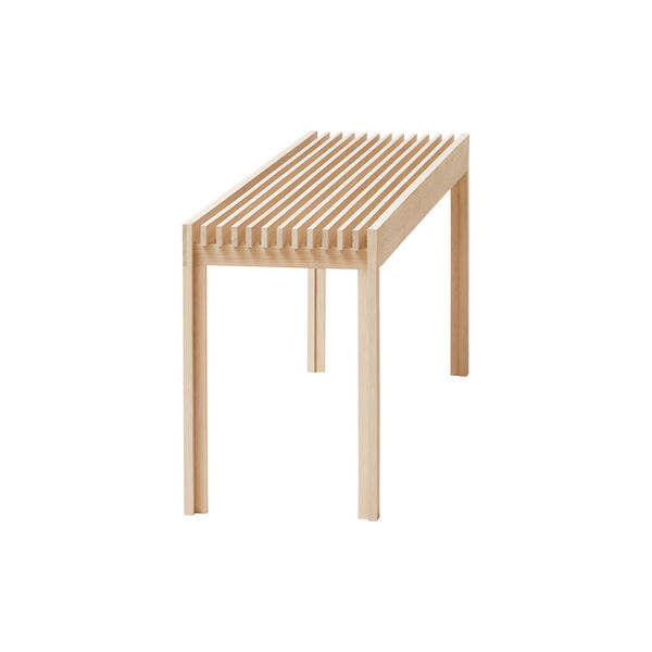 Lightweight Bench, white oiled oak Lightweight Bench, white oiled oak, Form & Refine