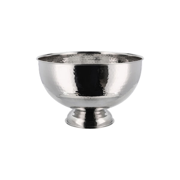 Champagnebowle, hamret blank stål Champagnebowle, hamret blank stål, Bastian