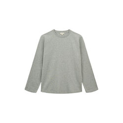 Freya langærmet T-shirt, grey melange, Studio Feder