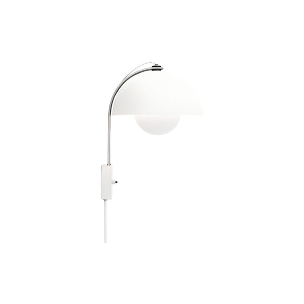 Flowerpot VP8 Wall Lamp, matt white, &Tradition