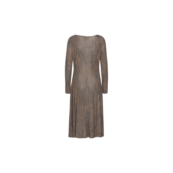 Dress With pleats, beige dotted, Ilse Jacobsen Hornb&aelig;k