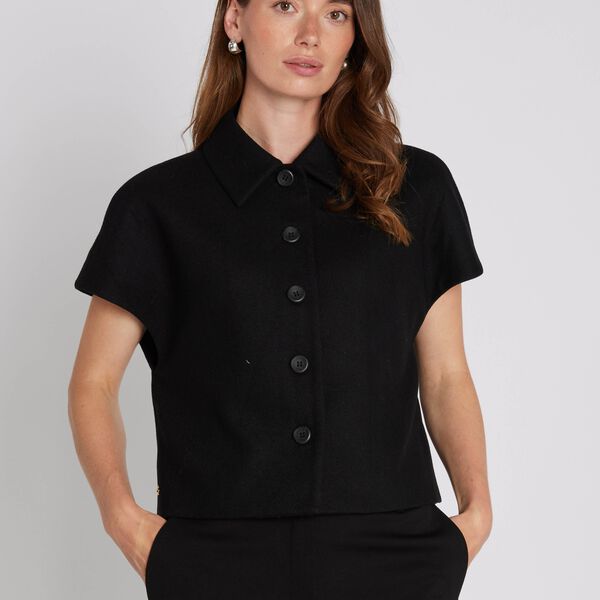 Tona waist coat, black, PBO