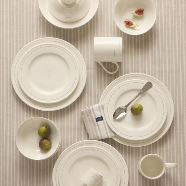Icons Oxford Tablecloth, beige/white, Lexington