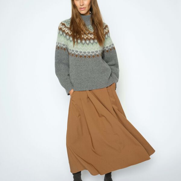 MMKit Sato Skirt, dark camel, MOS MOSH