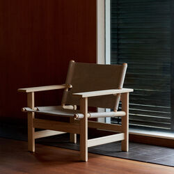 The Canvas Chair loungestol, s&aelig;bebehandlet eg/kanvas, Fredericia Furniture