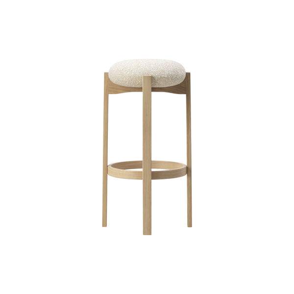 Pioneer Stool, lacquered oak/Zero 0001, Fredericia Furniture