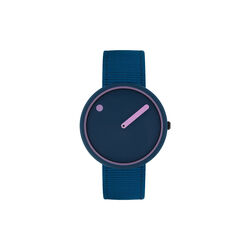 PICTO armbåndsur, deep blue/deep blue, PICTO