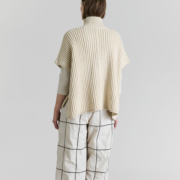 Nitto højhalset bluse, ivory, BITTE KAI RAND