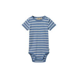 Body S/S Edvald, blue stripe, Wheat