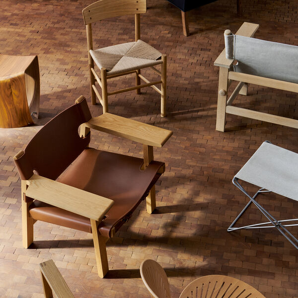 2226 Den Spanske Stol, cognac/olieret eg, Fredericia Furniture