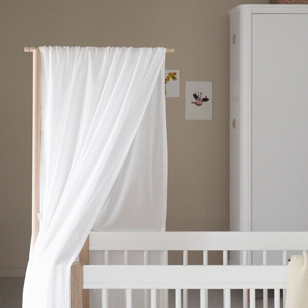 Wood Mini+ sengehimmel, hvid, Oliver Furniture