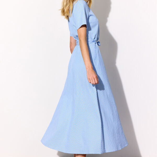 Gudrun Dress, blue, HUNK&Oslash;N