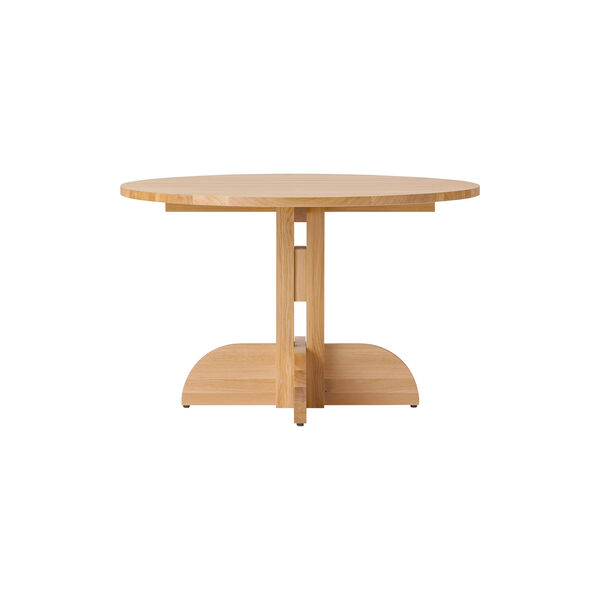 Puffin Dining Table | Round | &Oslash; 120 | Solid Oak | Spisebord, Audo Copenhagen