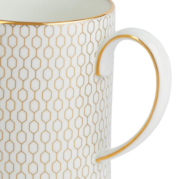 Gio Gold Sugar bowl and creamer, Gold/white, Wedgwood