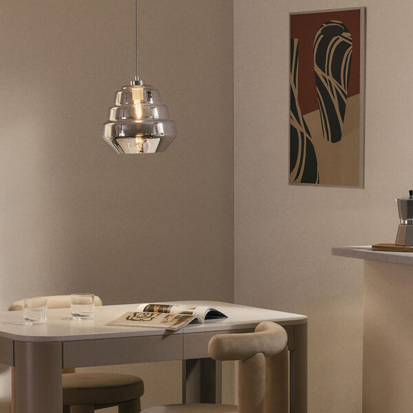 Zale Pendant, chrome, Westwing Collection