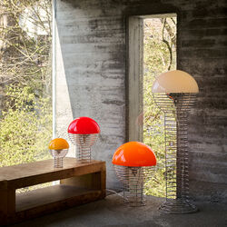 Wire Portable bordlampe, yellow, Verpan