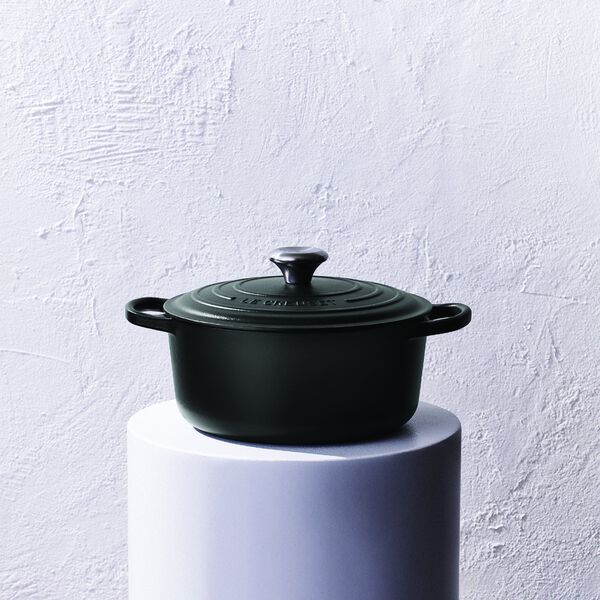 Signature rund st&oslash;bejernsgryde &Oslash; 20 cm, matte black, Le Creuset