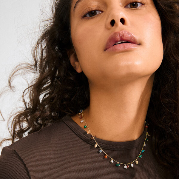 BETWEEN halskæde, guldbelagt, Pilgrim