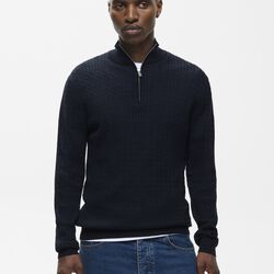 MAmason SZ cabel, dark navy melange, Matinique