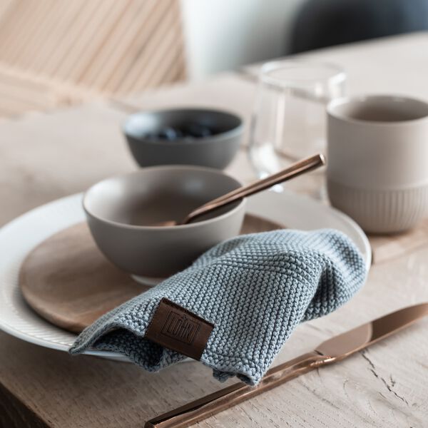 Strikket Klud, spanish grey, By LOHN