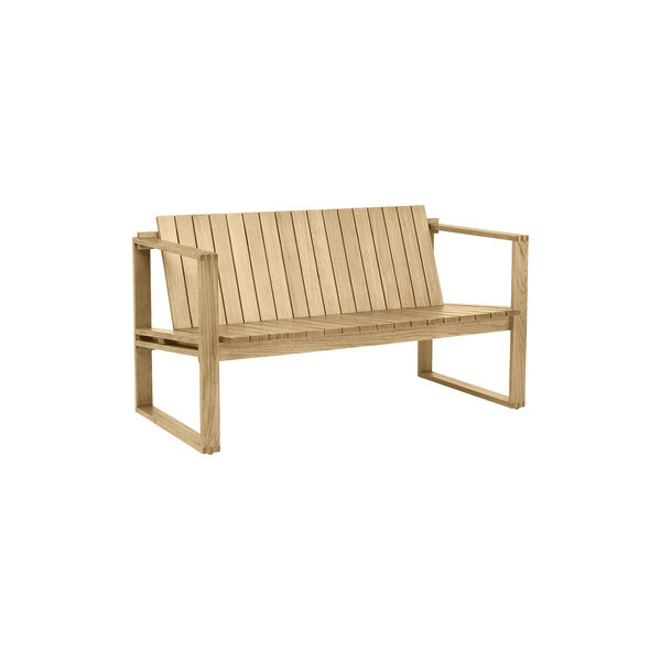 BK12 loungesofa, ubehandlet teak, Carl Hansen & Søn