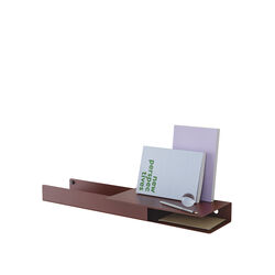 Folded Shelves Platform, deep red, Muuto