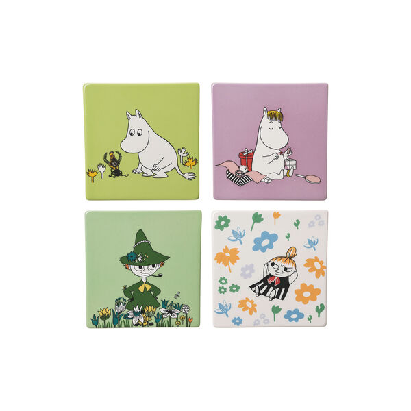 Mumi bordskånere 4 stk., Moomin Arabia