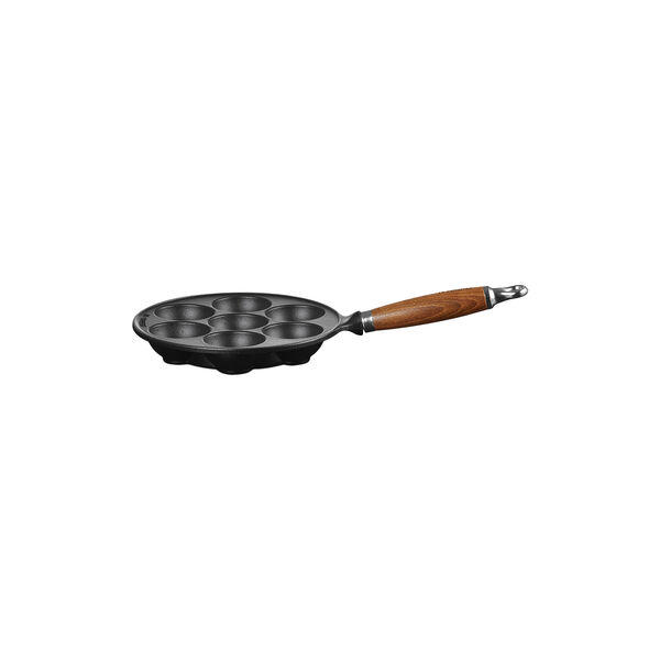 &AElig;bleskivepande med tr&aelig;h&aring;ndtag 20 cm, matte black, Le Creuset