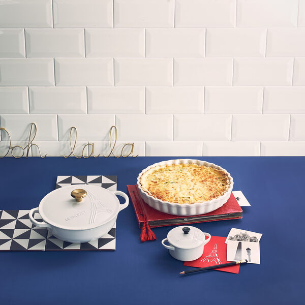 Heritage t&aelig;rtefad, white, Le Creuset