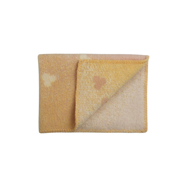 MELVIN Baby Size Throw, light pink/yellow, Røros Tweed