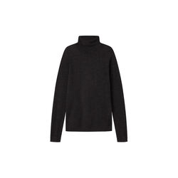 Trisha W Knit Blouse, black grey melange, MarMar Copenhagen