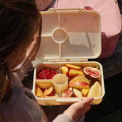 Bento Lunch Box, lemon aop, Konges Sl&oslash;jd