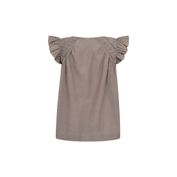 MMWoda Izha Blouse, chocolate chip, MOS MOSH