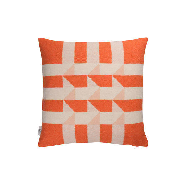 KVAM Cushion, orange, Røros Tweed