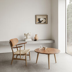CH22 loungestol, olieret teak/eg/natur CH22 loungestol, olieret teak/eg/natur, Carl Hansen & Søn