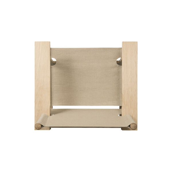 The Canvas Chair loungestol, sæbebehandlet eg/kanvas, Fredericia Furniture