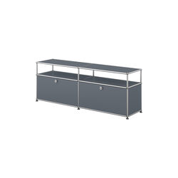 USM Haller | Model O2 | USM Mid-Grey | TV-m&oslash;bel, USM Haller