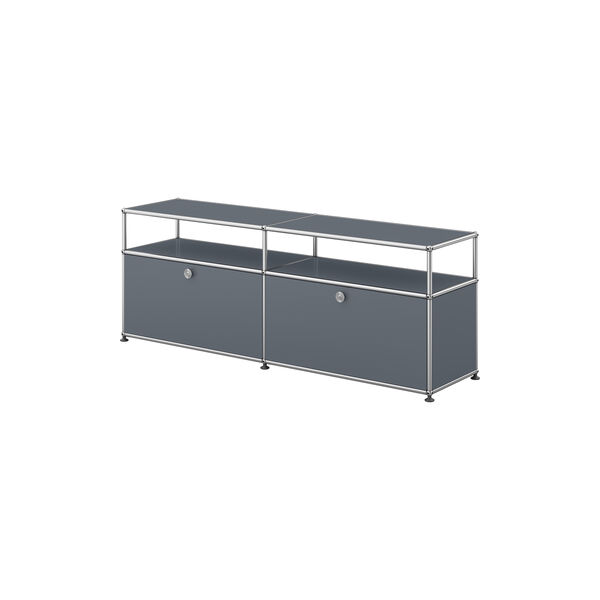 USM Haller | Model O2 | USM Mid-Grey | TV-m&oslash;bel, USM Haller