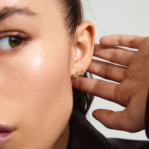 CATHARINA &Oslash;restikker, gold plated, Pilgrim