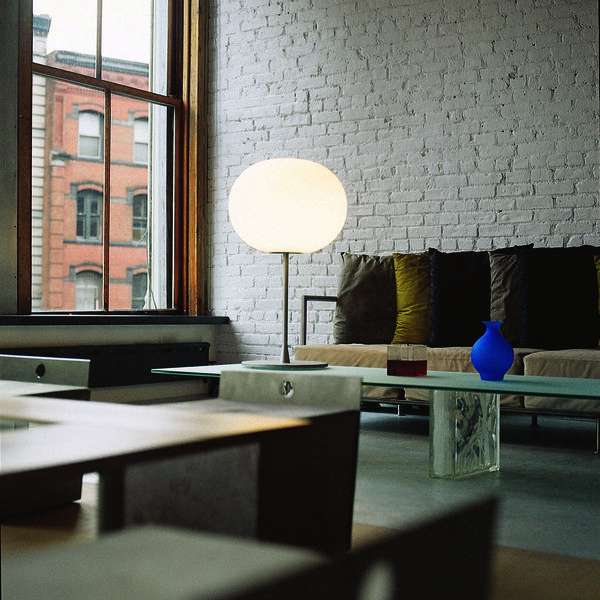 Glo-Ball T1 Table Lamp, silver/opal, Flos