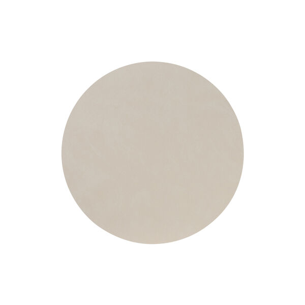 Nupo d&aelig;kkeserviet Circle L, oyster white, LIND DNA
